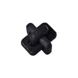 Escultura Decorativa de Mesa Corrente Preta