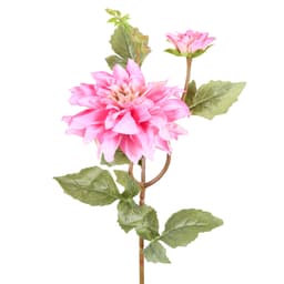 Haste Decorativa Dalia do Campo X3 Rosa