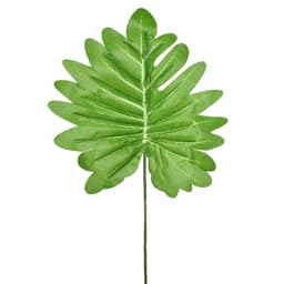 Haste Decorativa Folha Philo Verde Claro