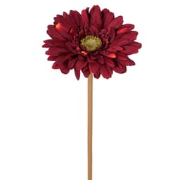 Haste Decorativa Gerbera Outonada Vinho