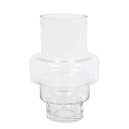 Vaso Decorativo Círculos Transparente
