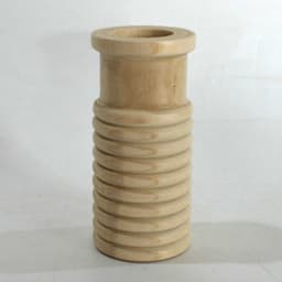 Vaso Decorativo Madeira Natural 26cm