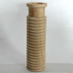 Vaso Decorativo Madeira Natural 40cm