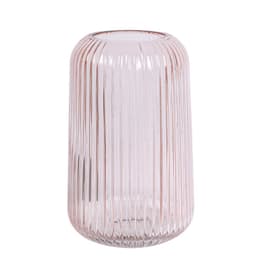 Vaso Decorativo Ranhuras Rose