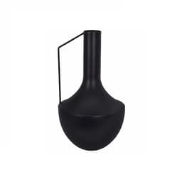 Vaso Moringa com Alça Grillo Preto 28 cm