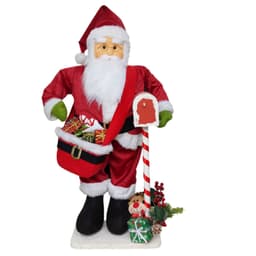 Boneco Natal Papai Noel Carteiro 90cm