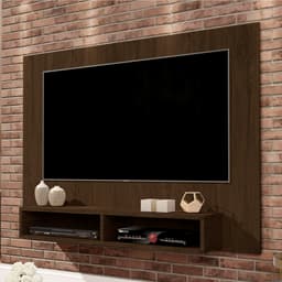 Painel para TV Adhara com Frisos Cedro