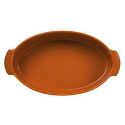 Forma Oval Assar e Servir G Laranja