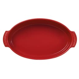 Forma Oval Assar e Servir G Vermelha