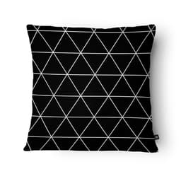 Almofada Ballon 43x43 Preta e Branca