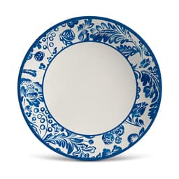 Prato Fundo Maya Azul e Branco 5x21x21 cm