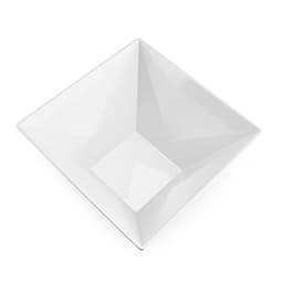 Tigela Quadrada Elite Branca 18 cm