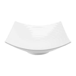 Tigela Quadrada Elite Branca 32 cm