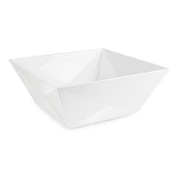 Tigela Quadrada Elite I Branca 27 cm