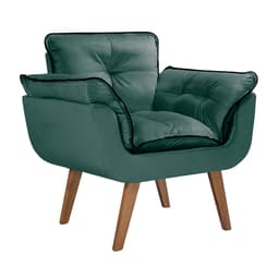 Poltrona Opalla Verde e Preta