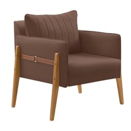 Poltrona Orion Veludo Marrom