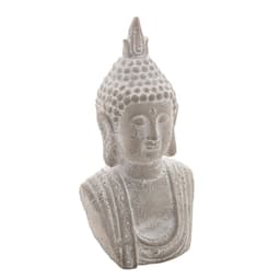 Escultura Decorativa Buddha Corpo Cinza