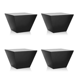 Conjunto com 4 Bancos Neo Preto
