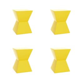 Conjunto com 4 Bancos Nitro Amarelo
