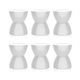 Conjunto com 6 Bancos Hydro Branco