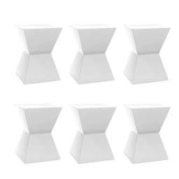 Conjunto com 6 Bancos Nitro Branco