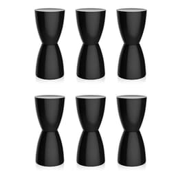 Conjunto com 6 Banquetas Bery II Preto