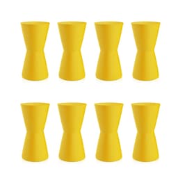 Conjunto com 8 Bancos Dub Amarelo