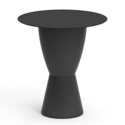 Mesa Lateral Redonda Carbo Preta