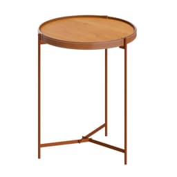 Mesa Lateral Aqua Nature e Cobre 57 cm