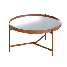 Mesa de Centro com Espelho Aqua Cobre 57 cm