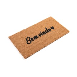 Capacho Fibra de Coco Bem-Vindo Marrom