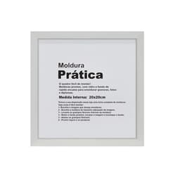 Moldura Decora 20x20 Branca