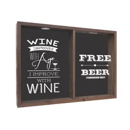 Quadro Porta Rolhas Wine Improves Madeira