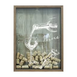 Quadro Porta Rolhas Wine Natural