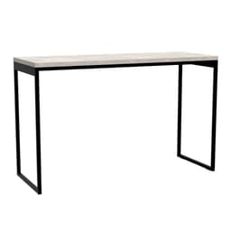 Escrivaninha Stanford Concreto e Preta 120 cm