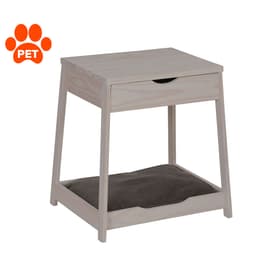 Mesa Lateral Woof para Pet 1 GV Branca