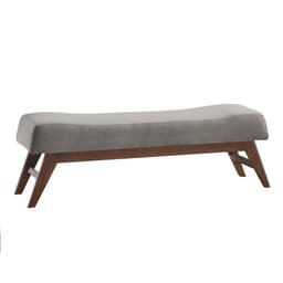 Puff Hórus Cinza e Imbuia 160 cm