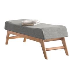 Puff Hórus Cinza e Natural 160 cm