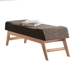 Puff Hórus Marrom e Natural 140 cm