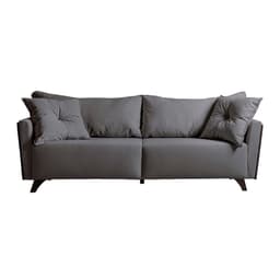 Sofá 2 Lugares Gales Veludo Cinza 190 cm