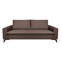 Sofá 3 Lugares Gregory Marrom 240 cm
