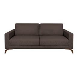 Sofá 3 Lugares Henry Veludo Marrom 230 cm