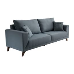 Sofá 3 Lugares Manchester Veludo Azul