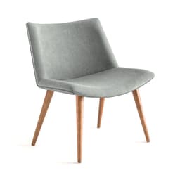 Poltrona Bauhaus Cinza e Castanho