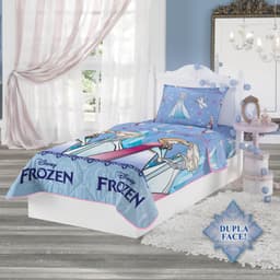 Edredom Dupla Face Microfibra Frozen