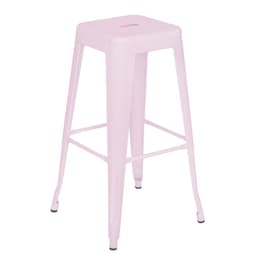 Banqueta alta Iron Tolix 76 cm Rosa claro