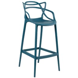 Banqueta alta Masters Allegra 76 cm Turquesa