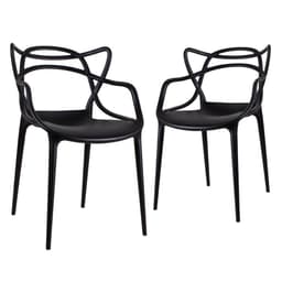 Kit 2 cadeiras Masters Allegra Preto