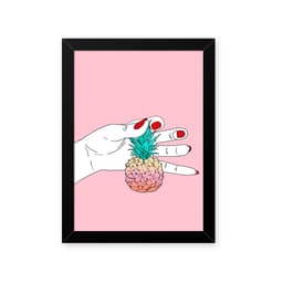 Quadro Abacaxi 33X43cm