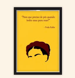 Quadro Caixa 23X33cm Frida Voar